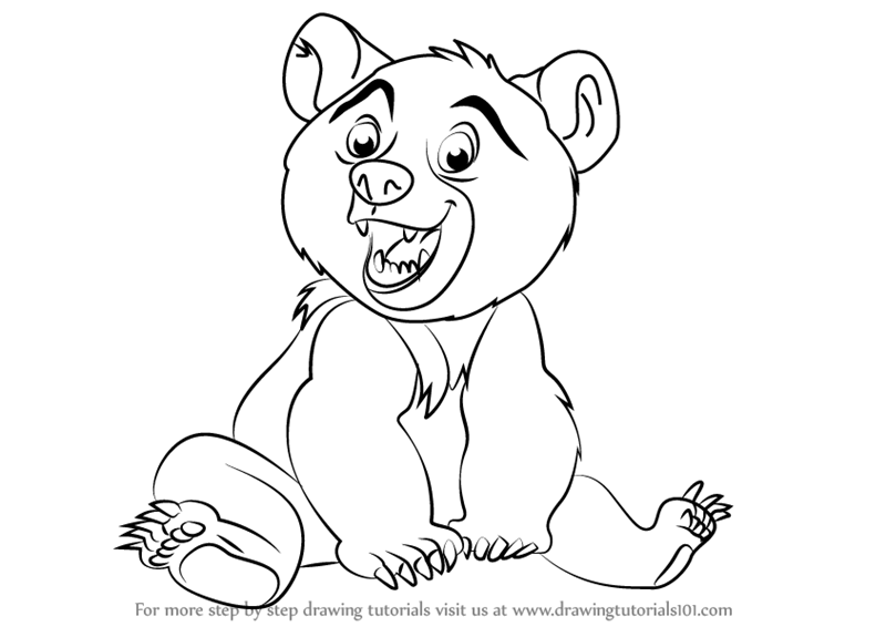Bear High-Quality Drawing