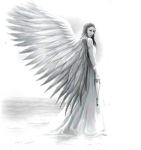 How To Draw A Simple Angel - ClipArt Best