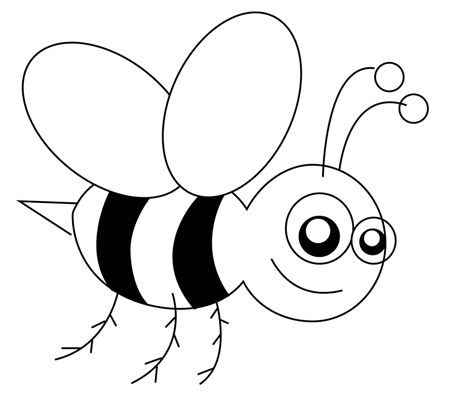 Bee Drawing Pic