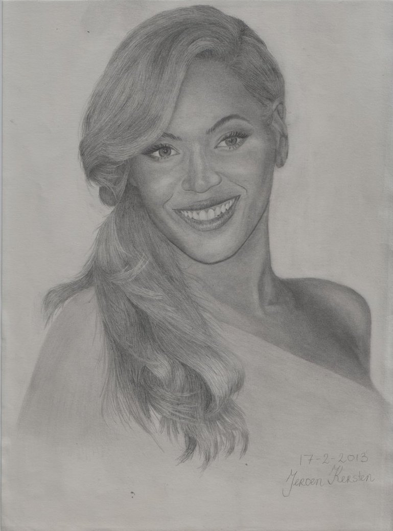 Beyonce Knowles Drawing Pic