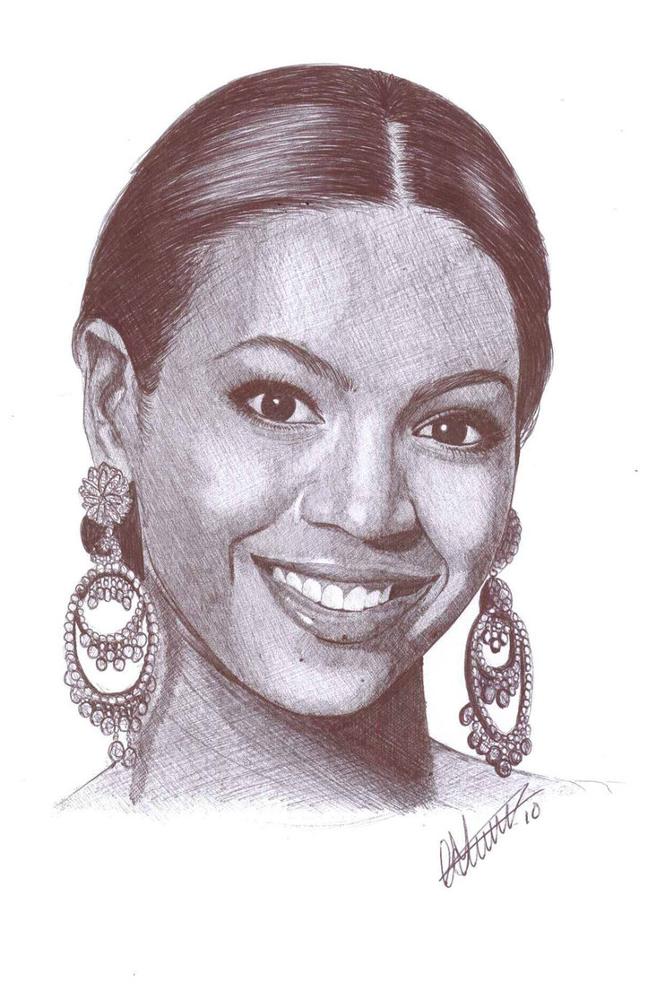 Beyonce Knowles Pic Drawing