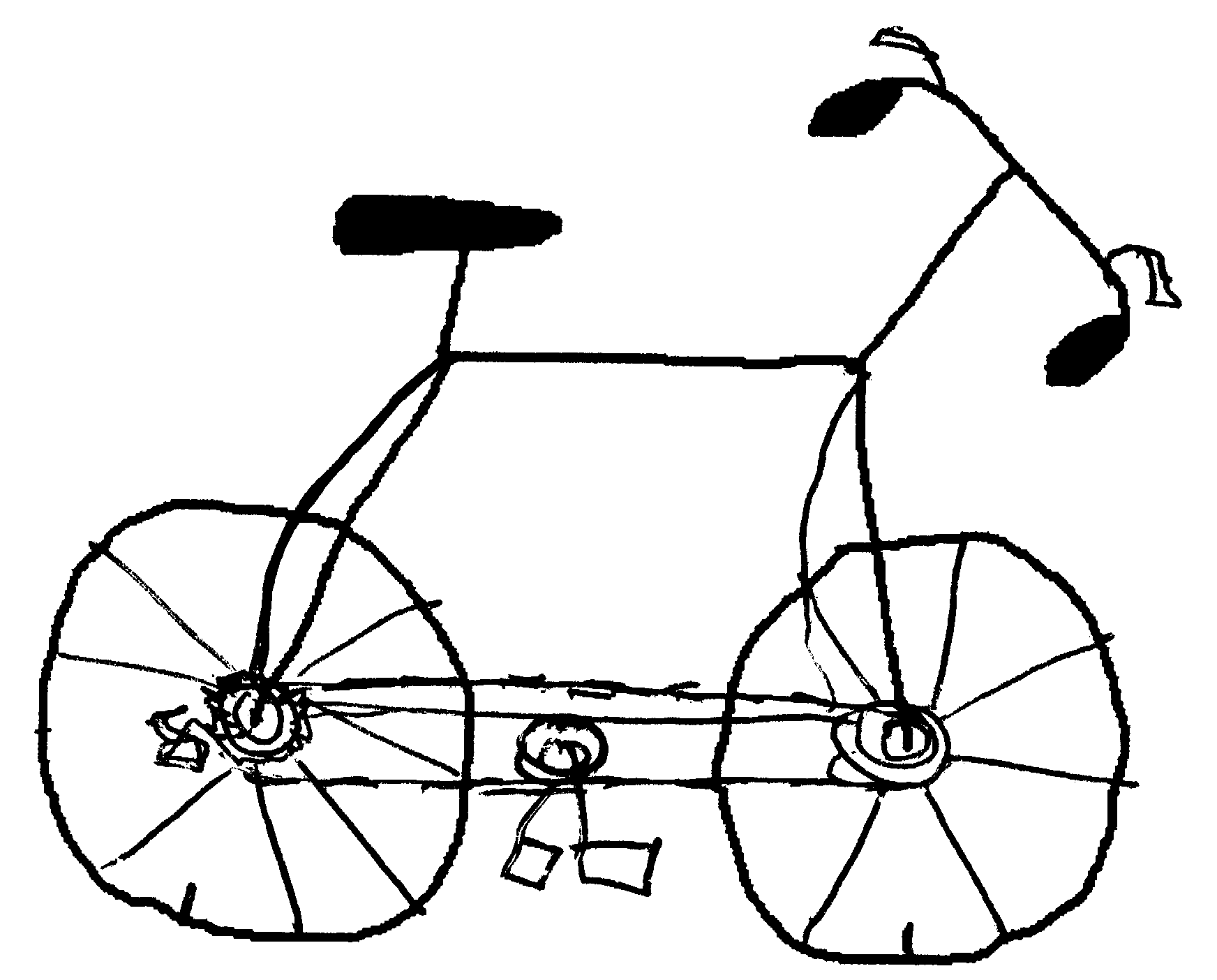 Bike Drawing Creative Art