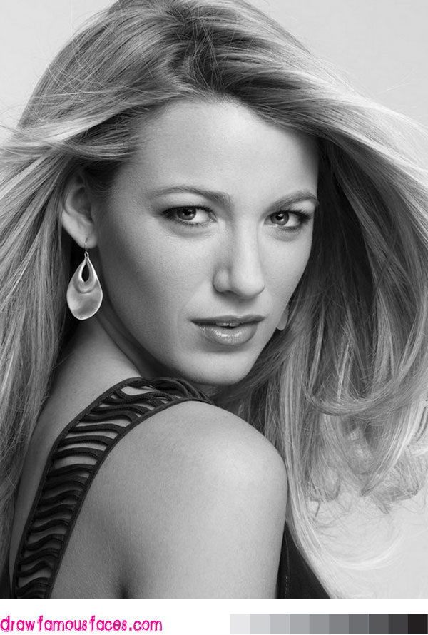 Blake Lively Beautiful Image Drawing