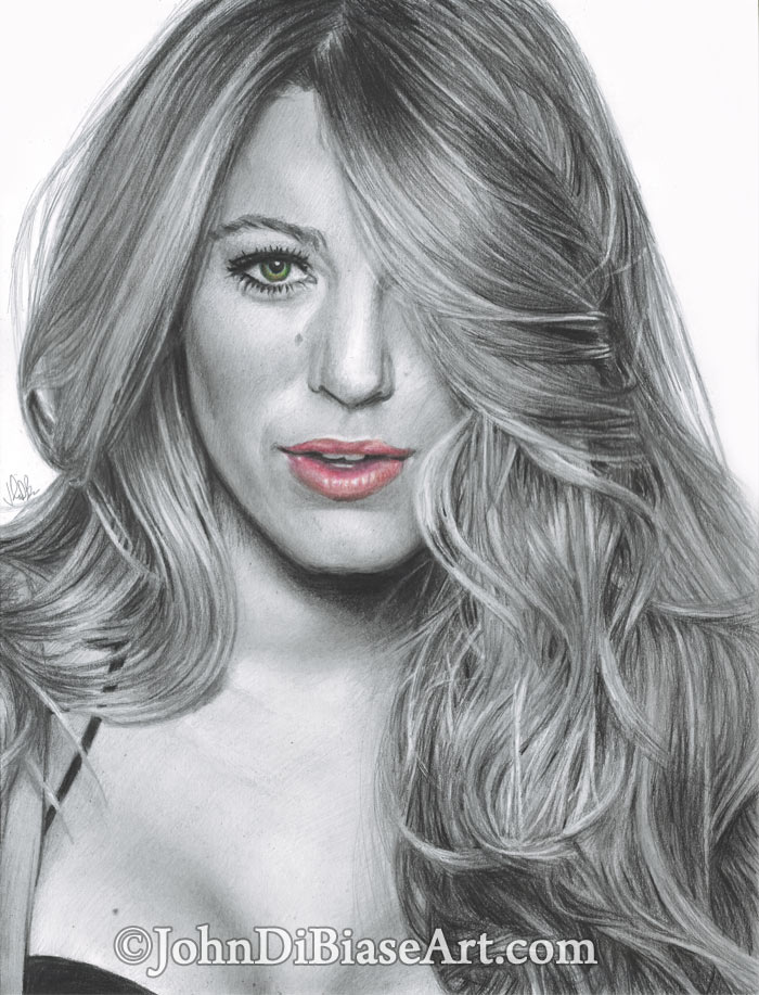 Blake Lively Pic Drawing