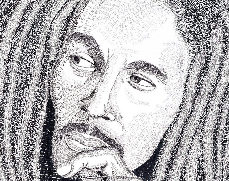 Bob Marley Beautiful Image Drawing