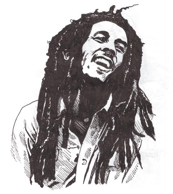 Bob Marley Best Drawing