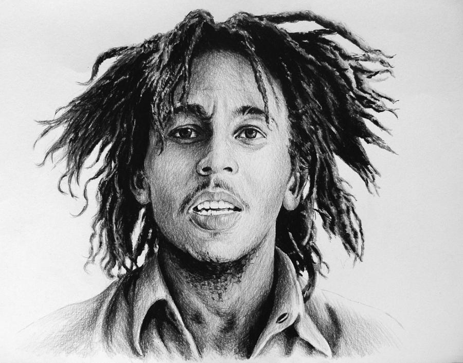 Bob Marley Drawing Pic