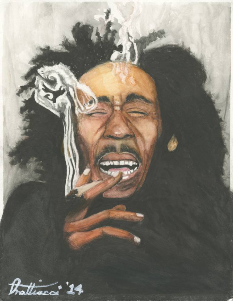 Bob Marley Drawing Pic