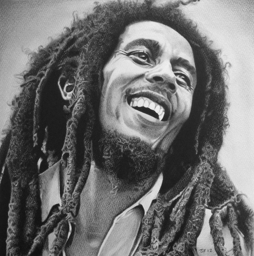 Bob Marley Photo Drawing