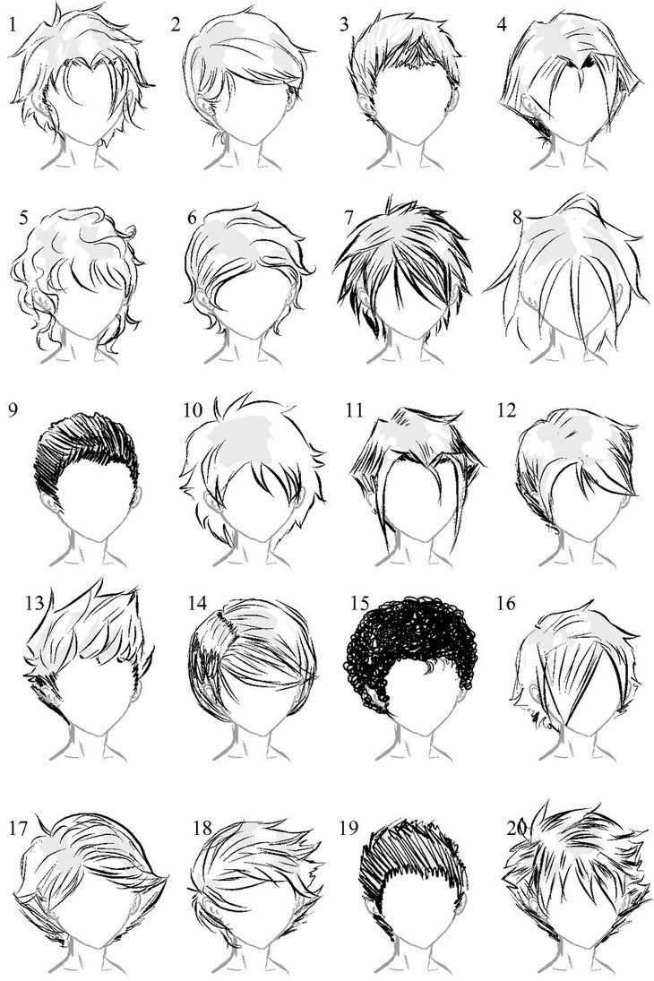 Boy Hairstyle Drawing