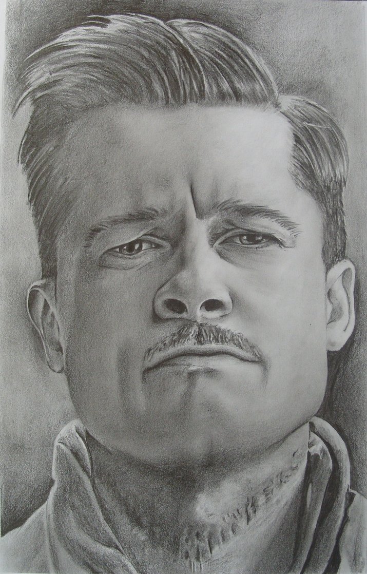 Brad Pitt Art  Drawing Skill