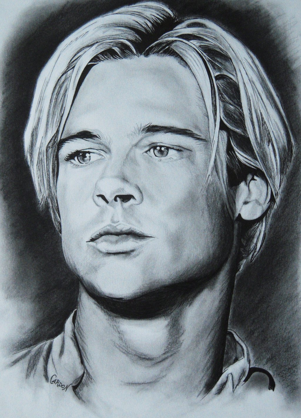 Brad Pitt Pic Drawing