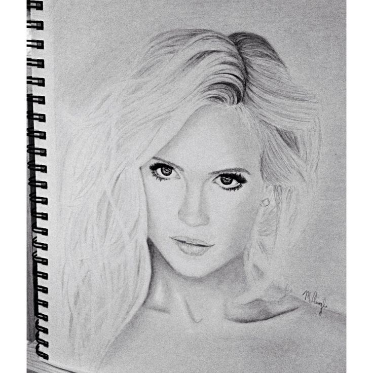 Brittany Snow Drawing Pic