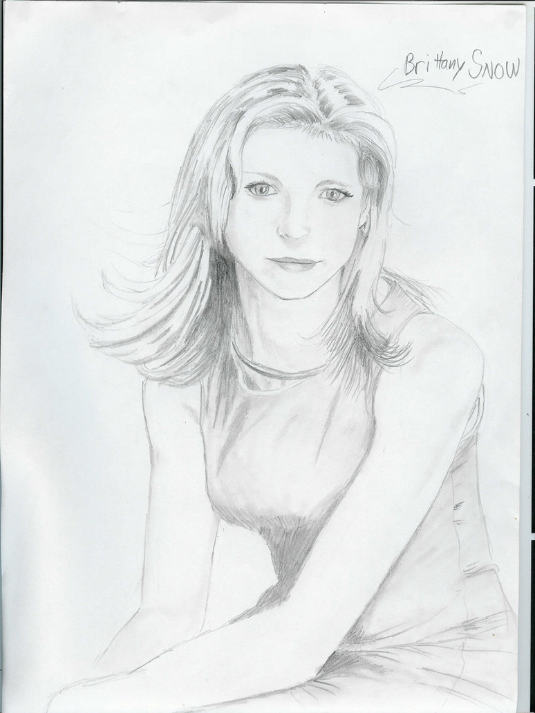 Brittany Snow Drawing