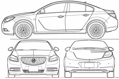 Buick Realistic Drawing