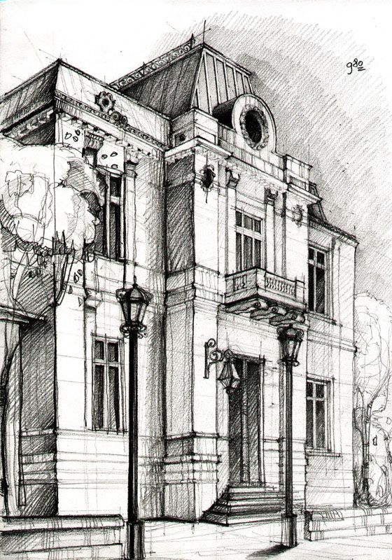 Building Photo Drawing