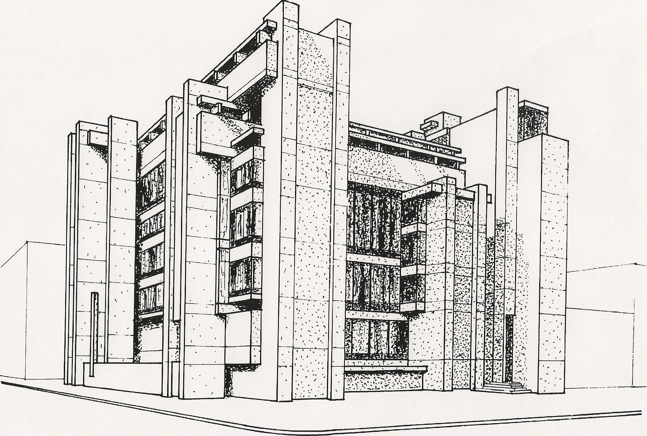 Building Picture Drawing
