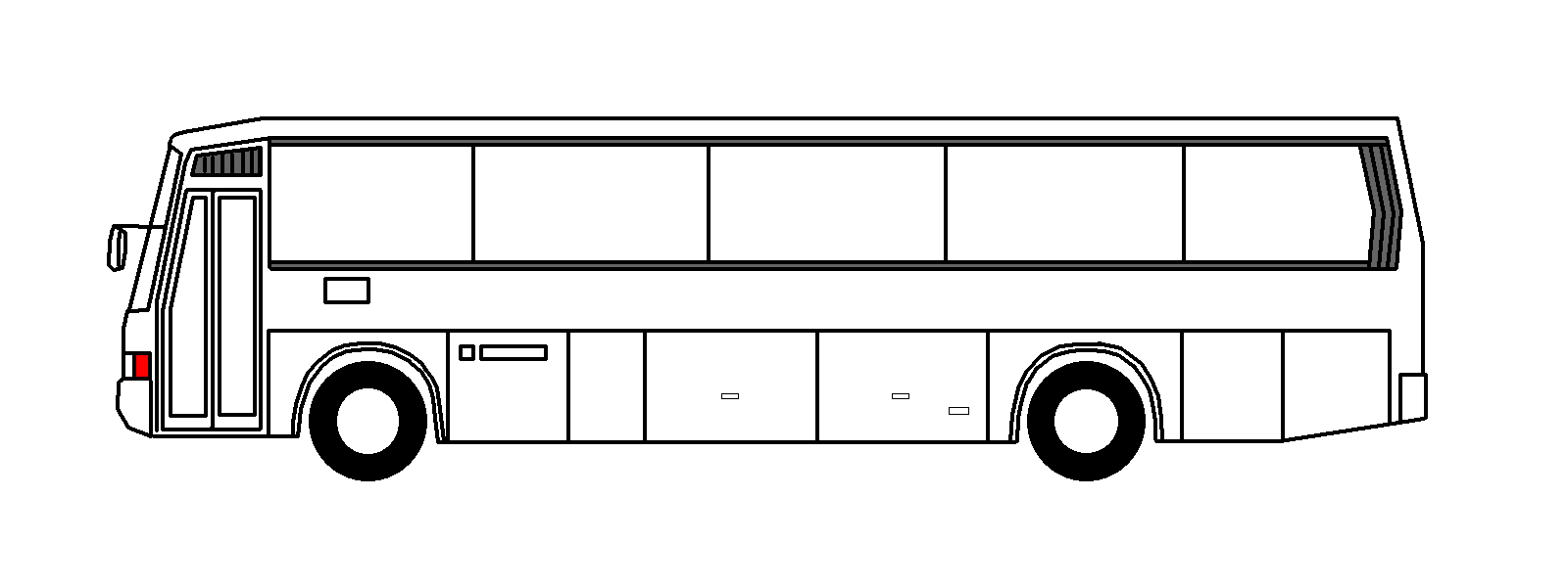 Bus Beautiful Image Drawing