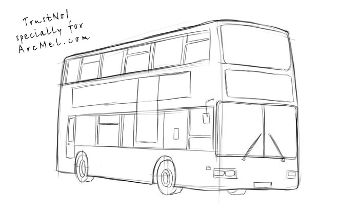Bus Photo Drawing