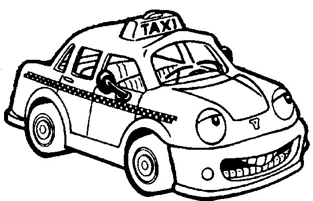 Cab Driver Photo Drawing