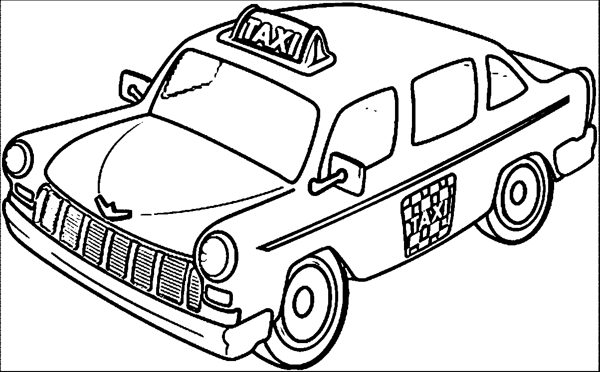 Cab Driver Realistic Drawing