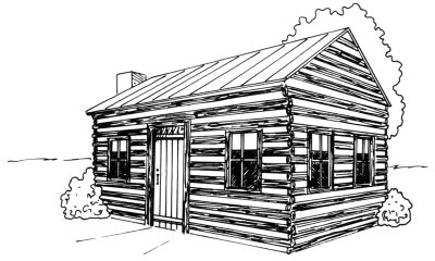 Cabin Pic Drawing