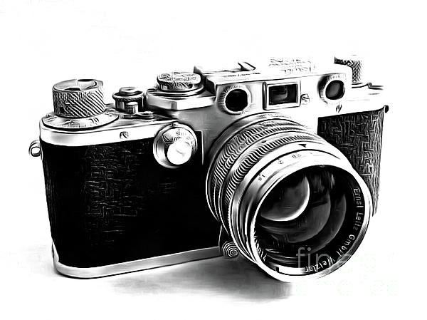 pencil sketch illustration of DSLR camera Stock Photo  Alamy