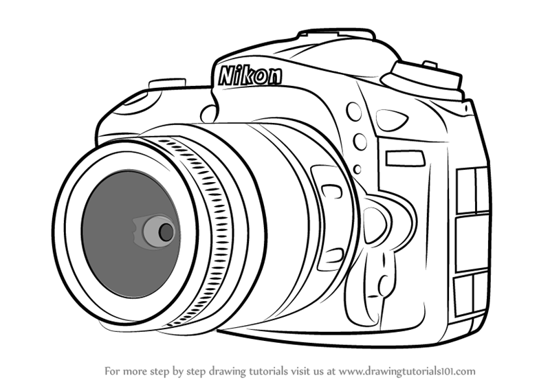 Camera Realistic Drawing