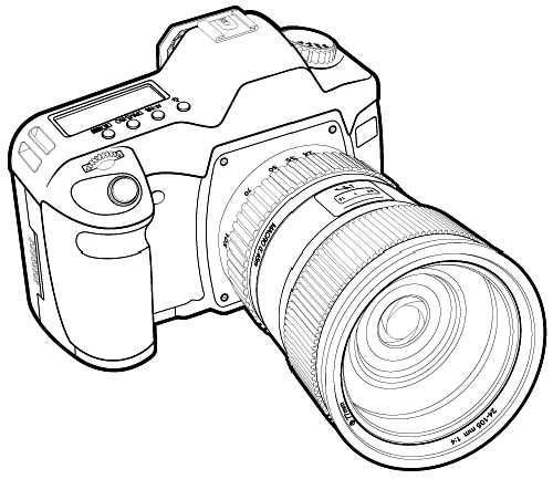 Camera Realistic Drawing