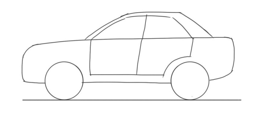 Car Drawing Pic
