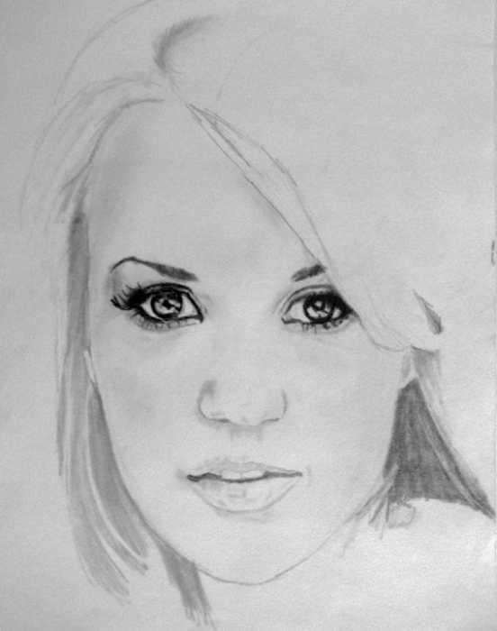 Carrie Underwood Beautiful Image Drawing