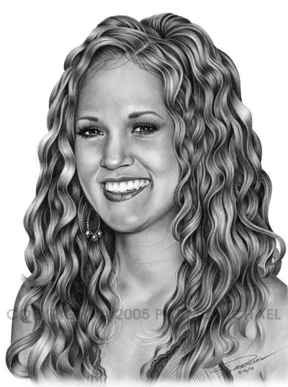 Carrie Underwood Image Drawing