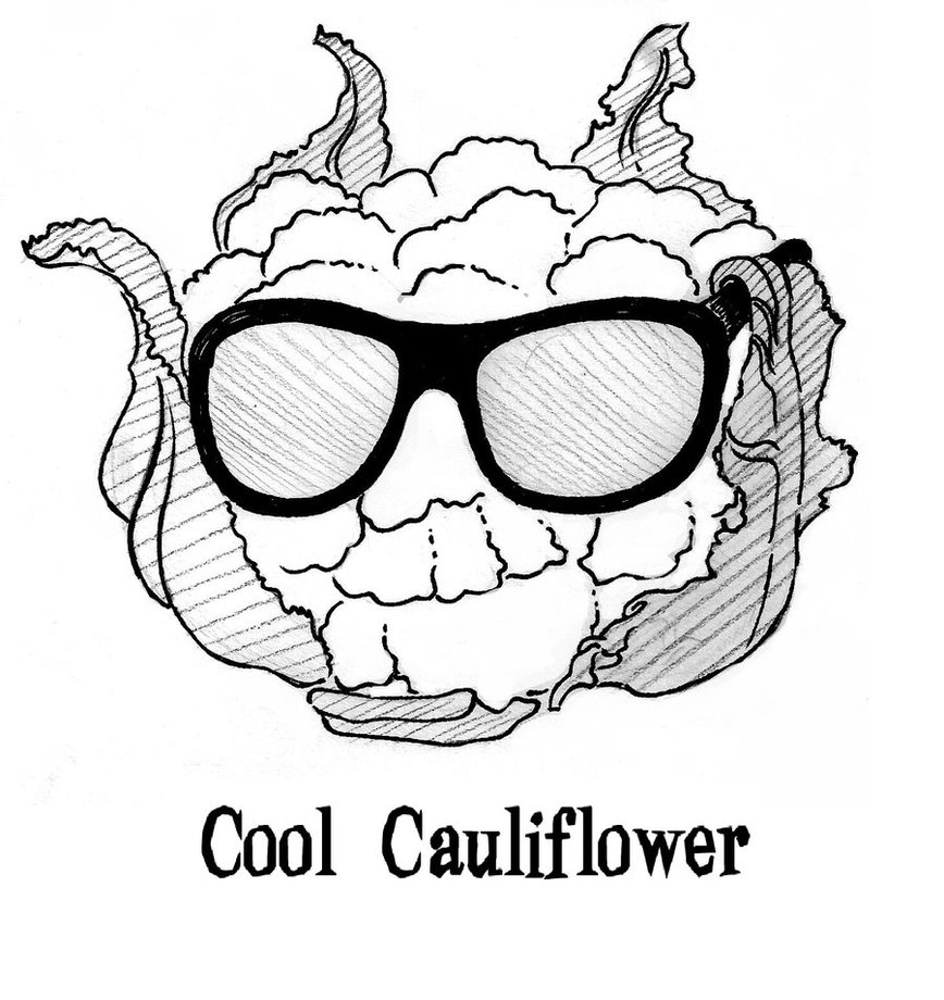 Cauliflower Pic Drawing