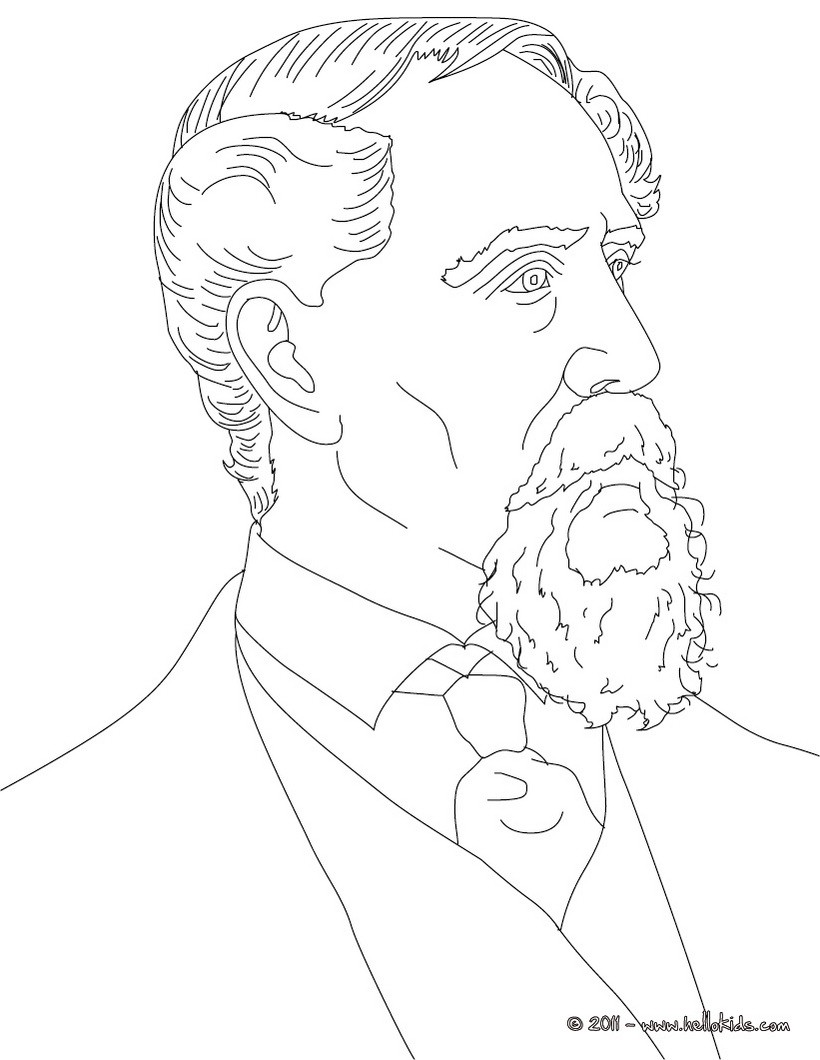 Charles Dickens Drawing Pic
