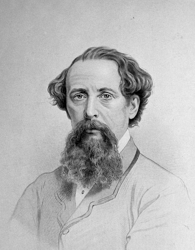 Charles Dickens Photo Drawing