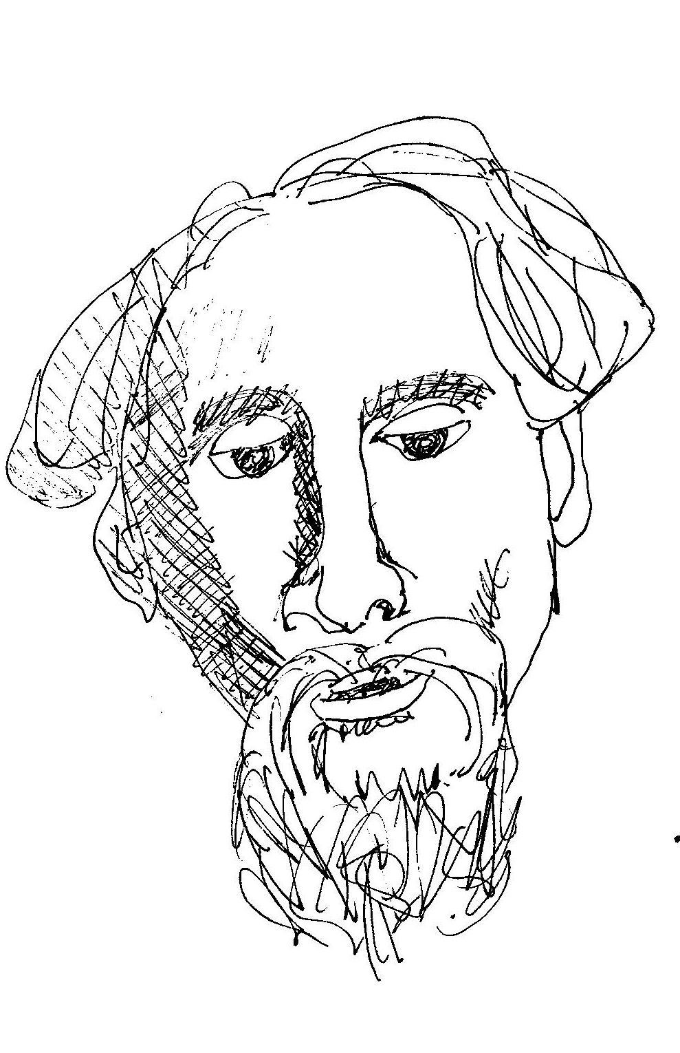 Charles Dickens Pic Drawing