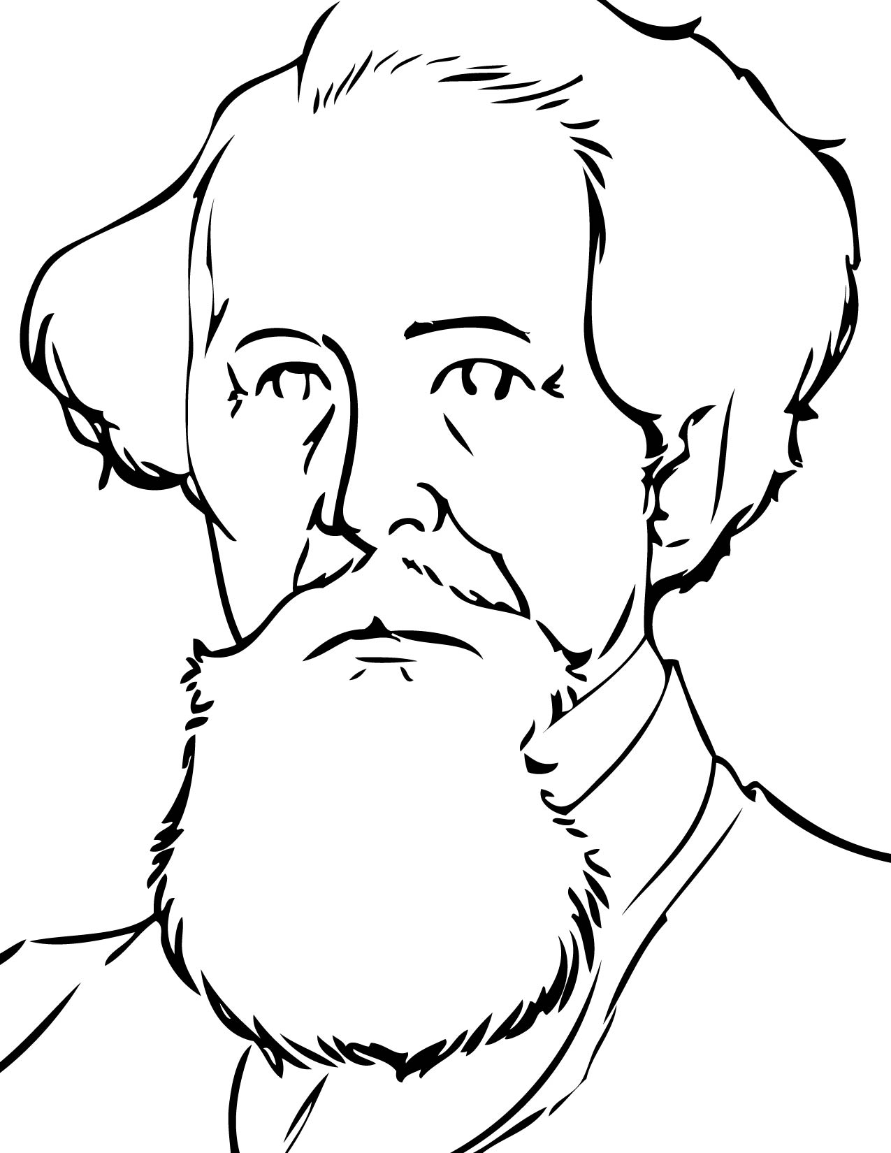 Charles Dickens Picture Drawing