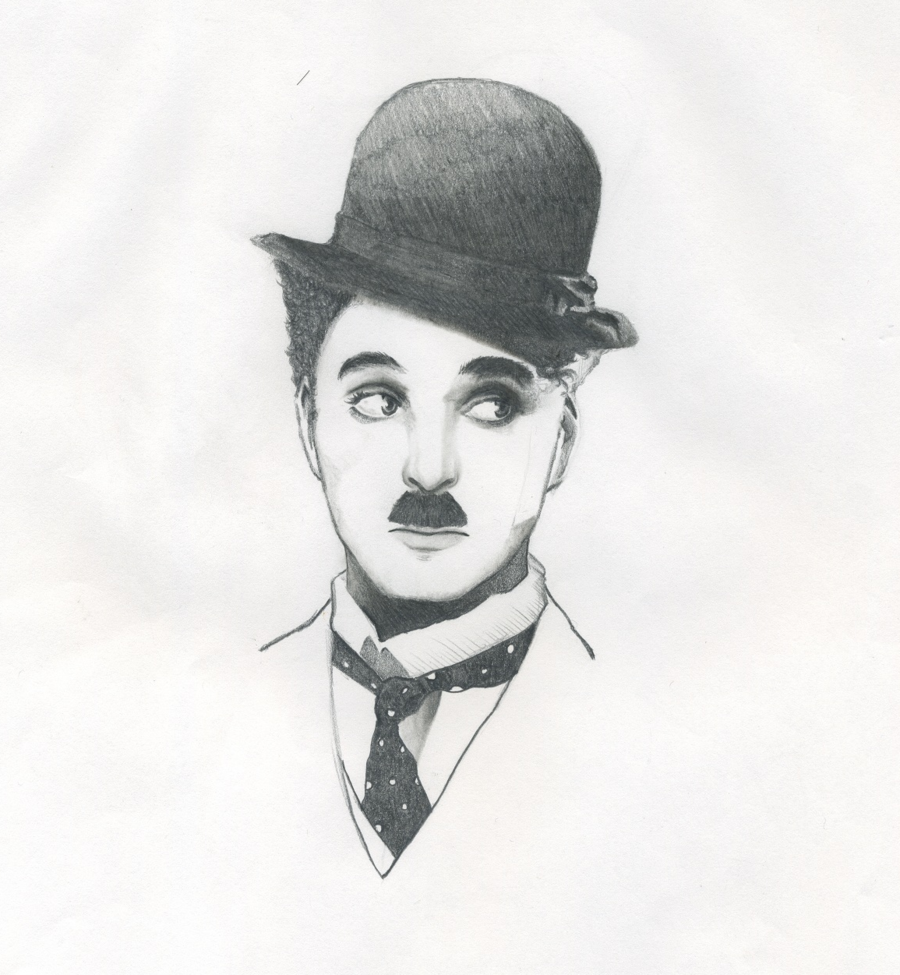 Charlie Chaplin Image Drawing