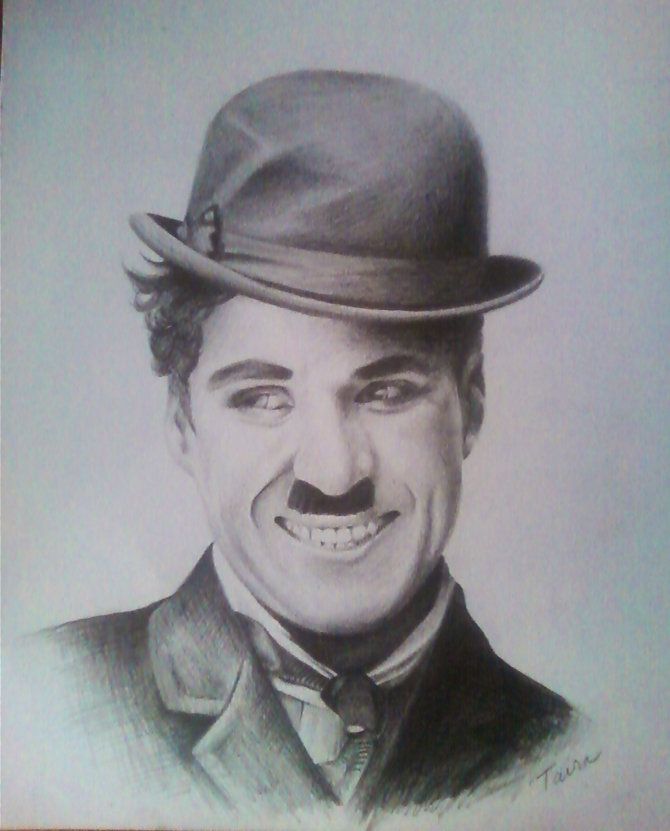 Charlie Chaplin Photo Drawing