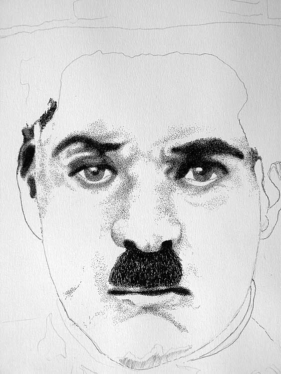 Charlie Chaplin Pic Drawing