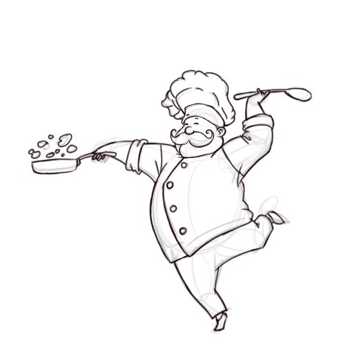 Chef Drawing Pic