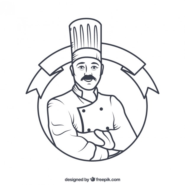 Chef Image Drawing