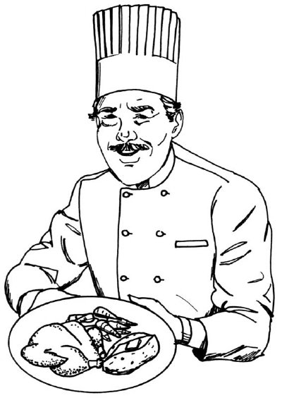 Chef Pic Drawing