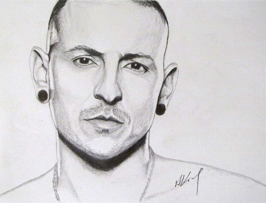 Chester Bennington Picture Drawing