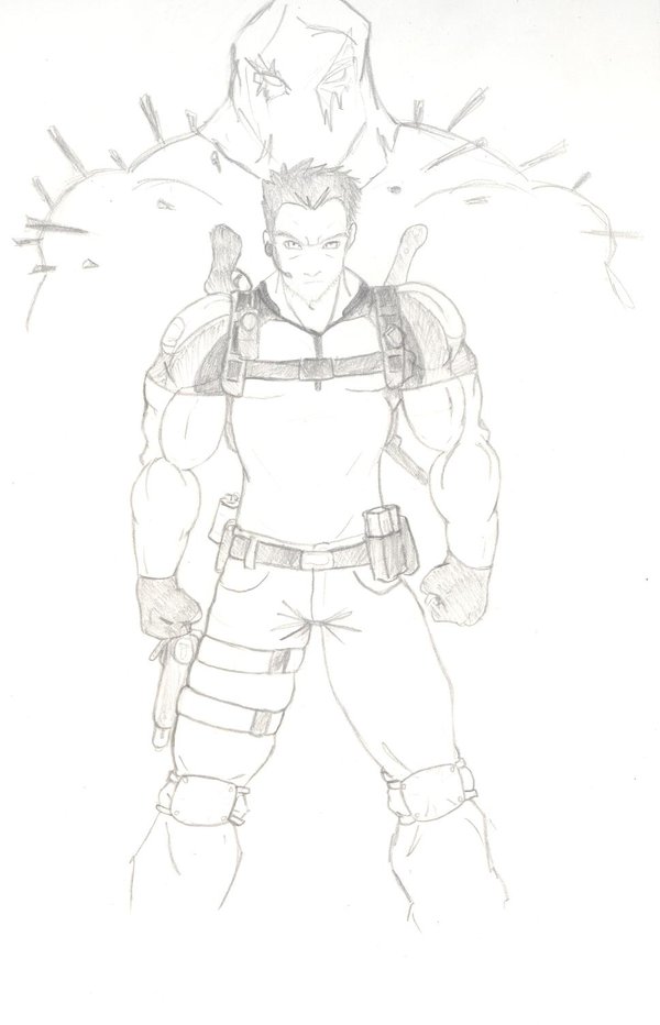 Chris Redfield Drawing Pic