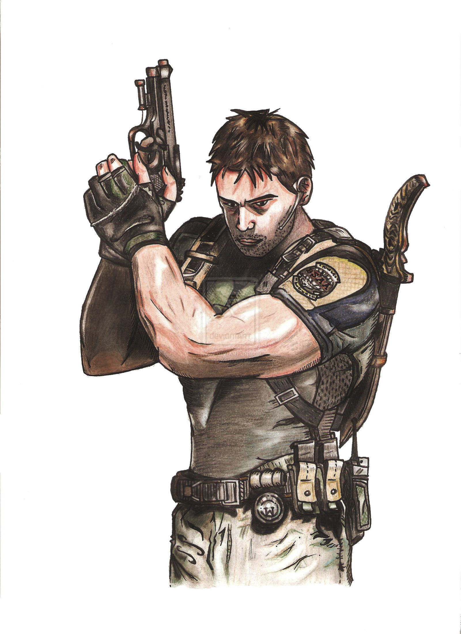 Chris Redfield Sketch