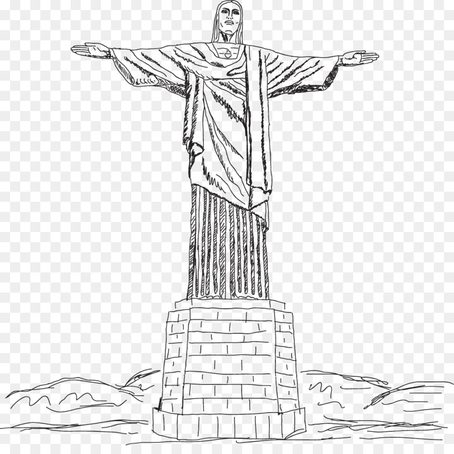 Christ The Redeemer Beautiful Image Drawing