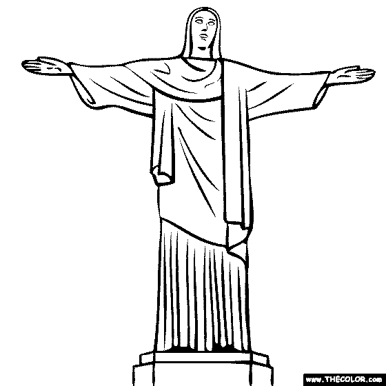 Christ The Redeemer Drawing