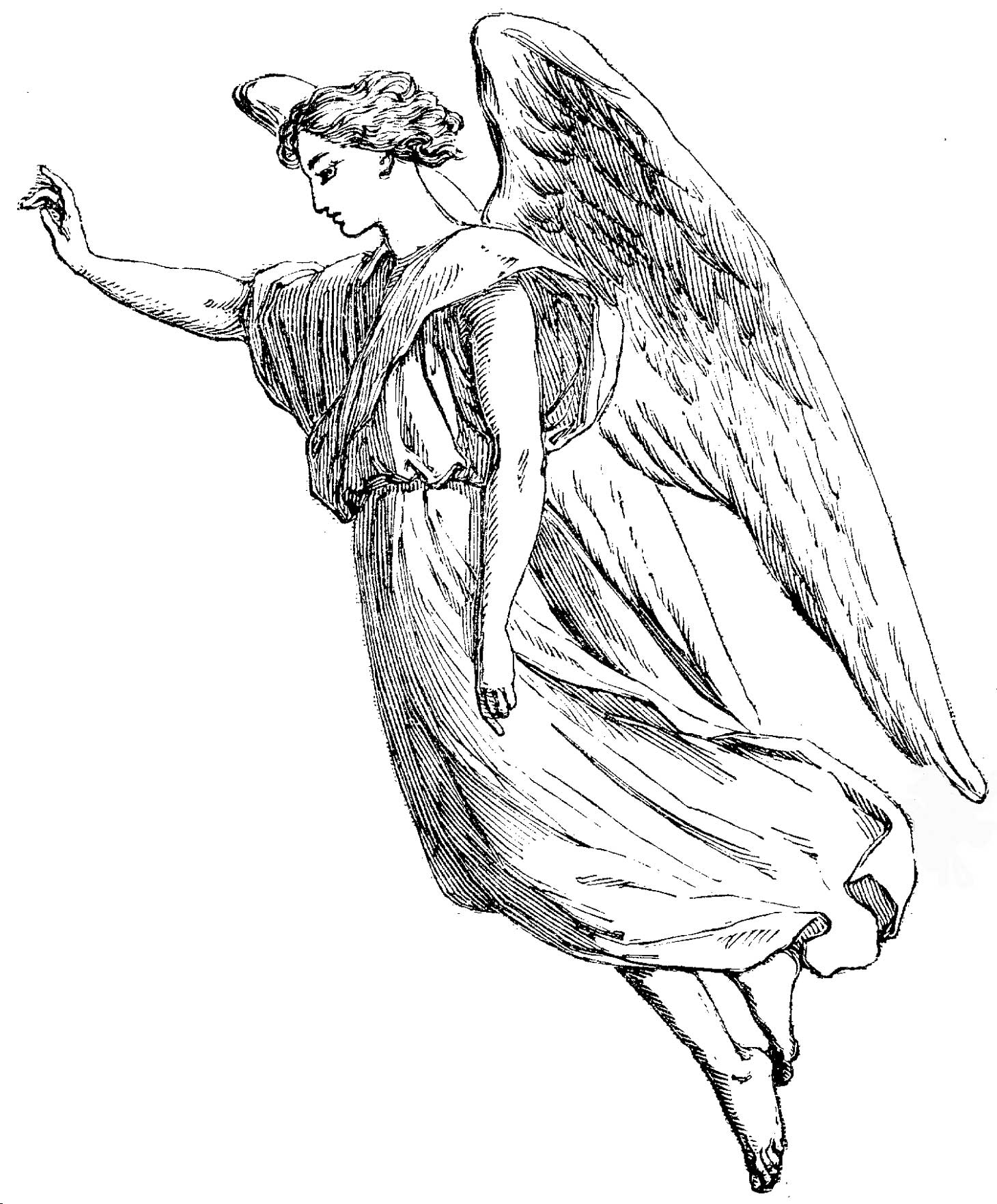 Christmas Angel Best Drawing