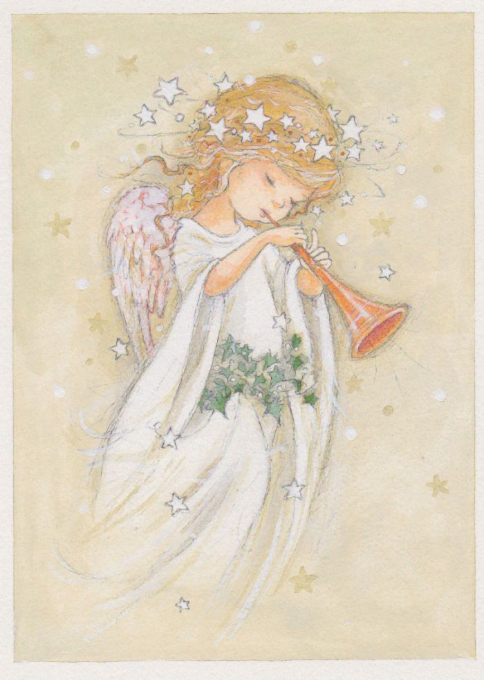 Christmas Angel Image Drawing